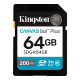 Карта памяті Kingston SD 64GB C10 UHS-I U3 V30 R200MB/s