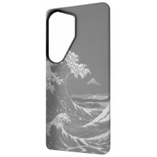 Чохол WAVE Gleam Case with Magnetic Ring Samsung Galaxy S26 silver storm (65585)