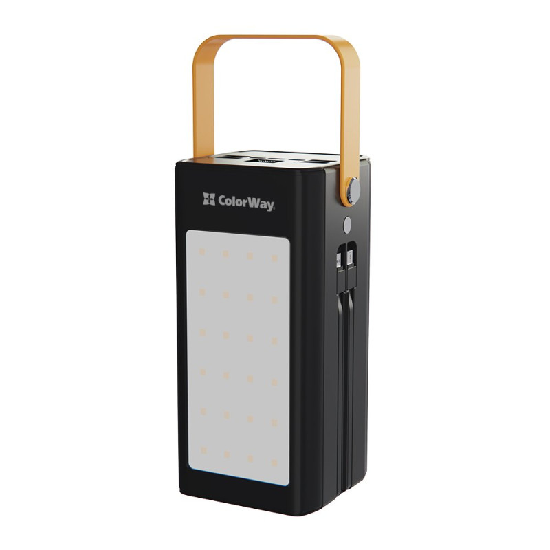 Універсальна мобільна батарея ColorWay LCD/Lamp 80000mAh Black (CW-PB800LPA8BK-PDD)