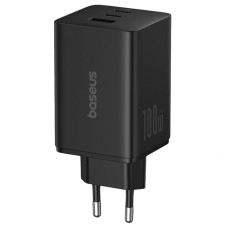 МЗП Baseus EnerFill FE11 Fast Charger 100W  ( 2Type-C+USB ) black (P10182102123-00)