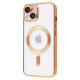 Чохол Metal Matte Case with Magnetic Ring iPhone 14 gold (54512)