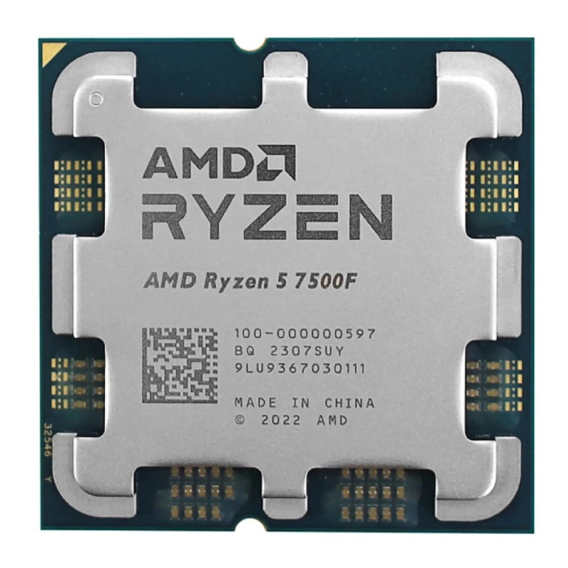 Процесор AMD Ryzen 5 7500F (3.7GHz 32MB 65W AM5) Tray (100-000000597)