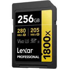 Карта памяти Lexar 256 GB SDXC Professional 1800x (LSD1800256G-BNNNG, LSD1800256G-BNNNU)