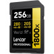 Карта памяти Lexar 256 GB SDXC Professional 1800x (LSD1800256G-BNNNG, LSD1800256G-BNNNU)