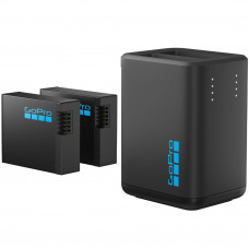 Подвійний зарядний пристрій GoPro Dual Battery Charger + Акумулятор 2 шт для HERO 13 (AEDBD-201-EU)