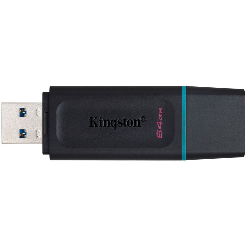 Флеш-накопитель USB3.2 64GB Kingston DataTraveler Exodia Black/Teal (DTX/64GB)