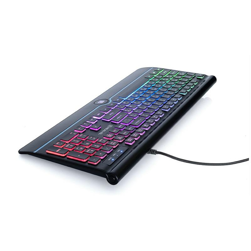 Клавиатура REAL-EL Comfort 8000 Backlit Ukr Black