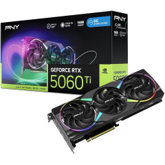 Відеокарта PNY GeForce RTX 5060 Ti ARGB EPIC-X RGB Overclocked Triple Fan (VCG5060T8TFXXPB1-O)