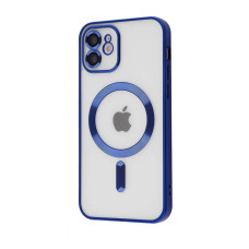 Чохол Metal Matte Case with Magnetic Ring iPhone 14 Pro midnight blue (54513)