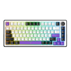 Клавиатура беспроводная Hator Hellyberry HK75 Wireless White/Violet