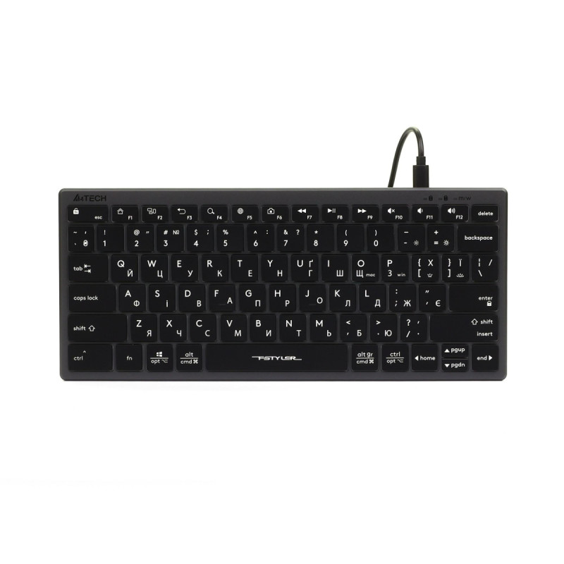 Клавіатура A4Tech Fstyler FX61 Grey
