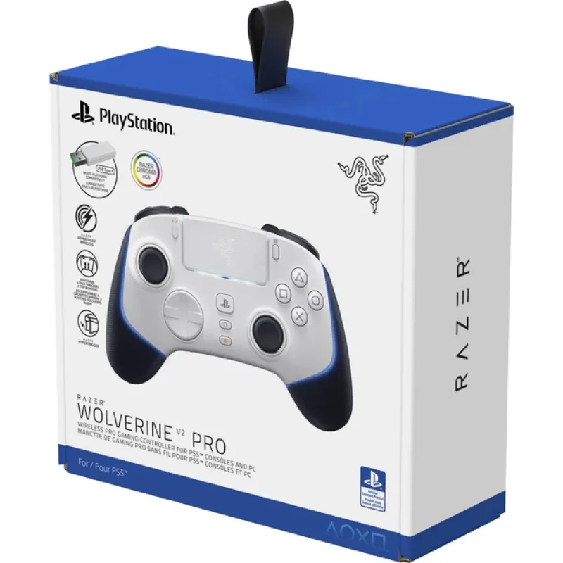 Геймпад Razer Wolverine V2 PRO for PS5 White (RZ06-04710200-R3G1)