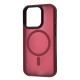 Чохол WAVE Matte Insane Case with Magnetic Ring iPhone 15 dark red (50834)