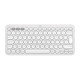 Клавiатура бездротова Logitech Pebble Keys 2 K380s White (920-011852)