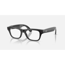 Ray-Ban Meta Blayzer Optics Gen 2 - Transparent Black Frame with Demo Lens (RW7001 8526 54-19)