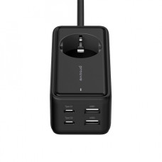 Мережевий фільтр Proove Power Strip Homester PD-03 1AC 65W (2 Type-C + 2USB) black (PSP165220001)