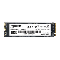Накопичувач SSD  512GB Patriot P320 M.2 2280 PCIe 3.0 x4 NVMe 3D NAND (P320P512GM28)