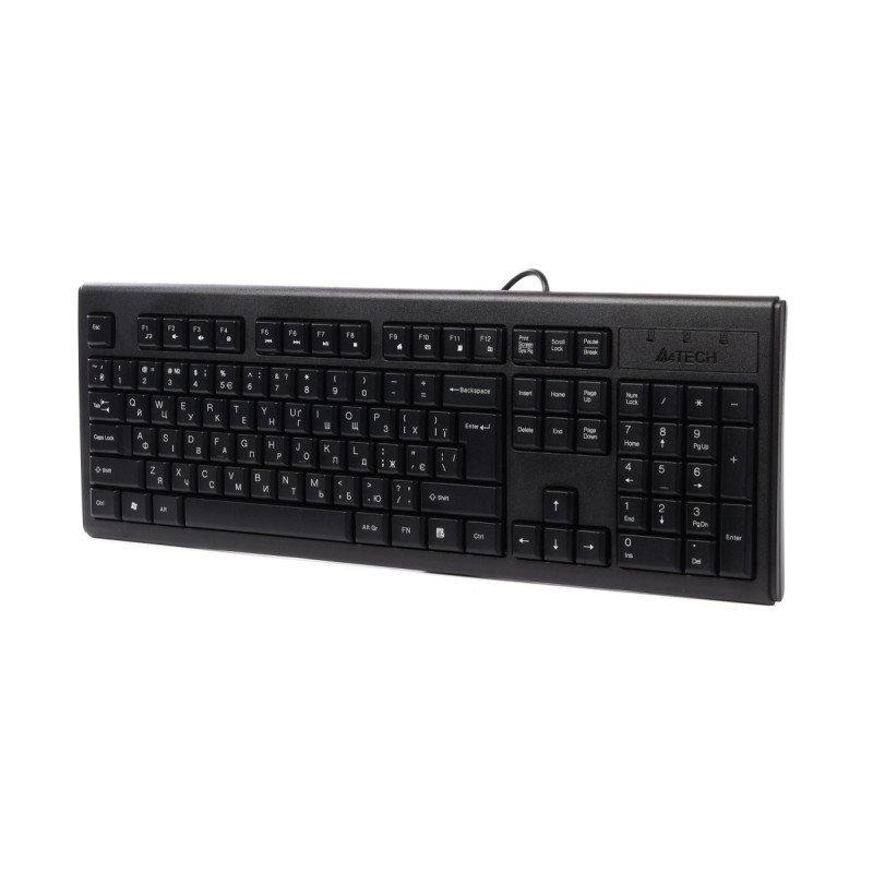 Клавiатура A4tech KR-83 Black