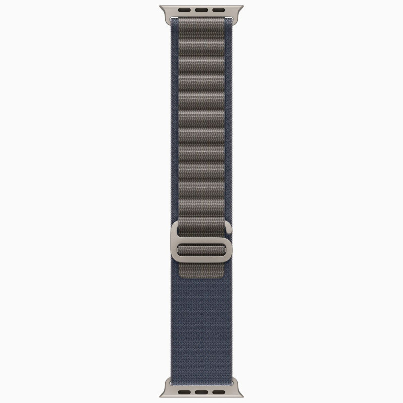 Apple Watch Ultra 2 GPS + Cellular, 49mm Titanium Case with Blue Alpine Loop - Medium (MREP3)