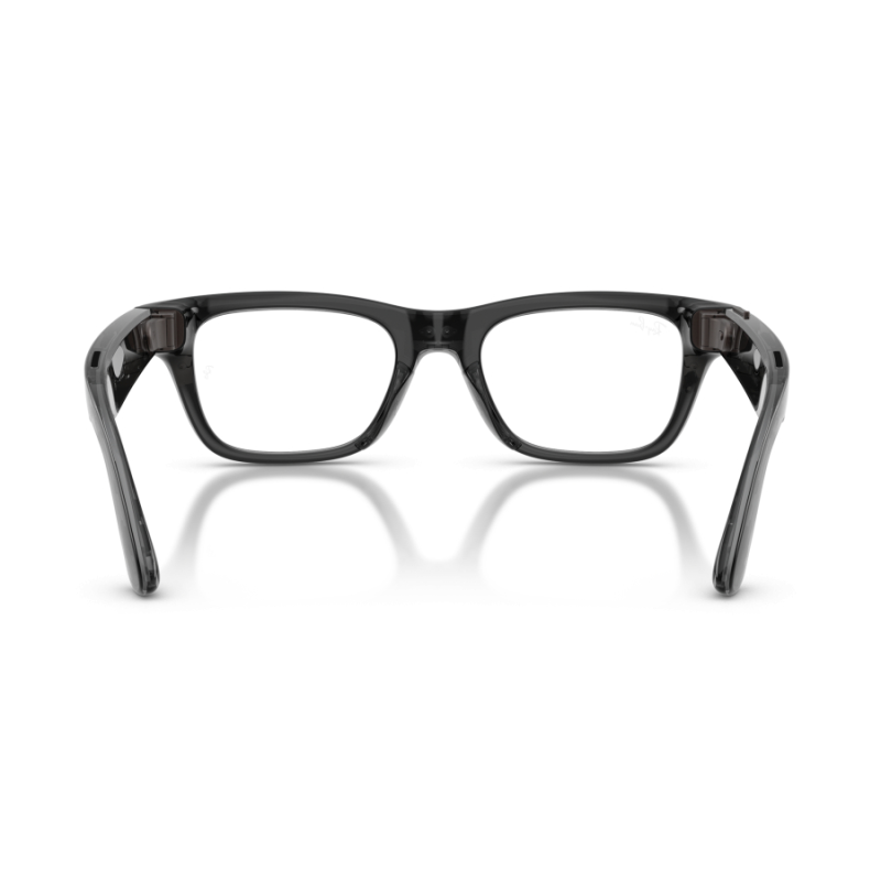 Ray-Ban Meta Blayzer Optics Gen 2 - Transparent Black Frame with Demo Lens (RW7001 8526 54-19)