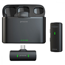 Бездротовий петличний мікрофон Proove Demo Type-C black (PMDM00010202)
