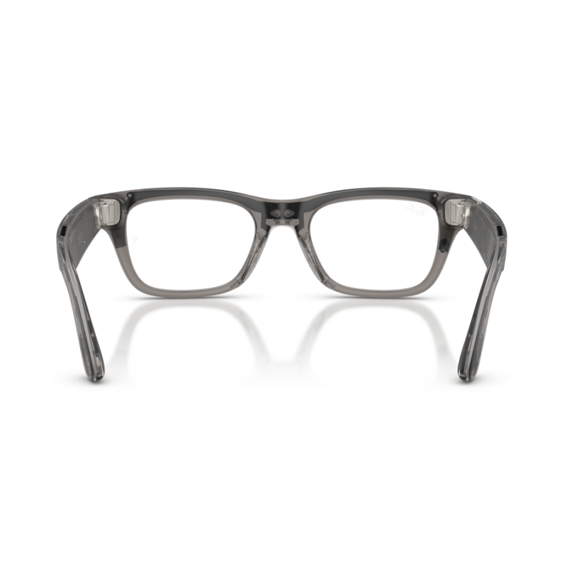 Ray-Ban Meta Blayzer Optics Gen2 Standard Matte Transparent Ice Grey / Clear Lenses (RW7001 8529 50-19)