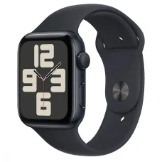 Apple Watch SE 2 GPS 44mm Midnight Aluminum Case with Midnight Sport Band M/L (MRE93)