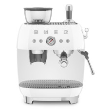 Рожковая кофеварка эспрессо SMEG (EGF03WHEU) built-in grinder - White