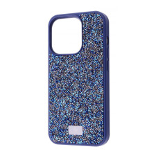 Чохол Bling World Rock Diamond (TPU) iPhone 14 Pro blue titanium (37675)