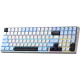 Клавиатура беспроводная Aula S100pro Brown Switch White/Black (6948391205755)