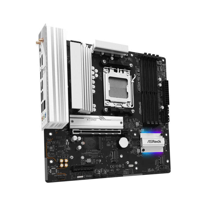 Материнська плата ASRock A620AM Pro RS WiFi Socket AM5