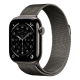 Apple Watch Series 11 GPS + Cellular 42mm Slate Titanium Case with Slate Milanese Loop (MF8U4)