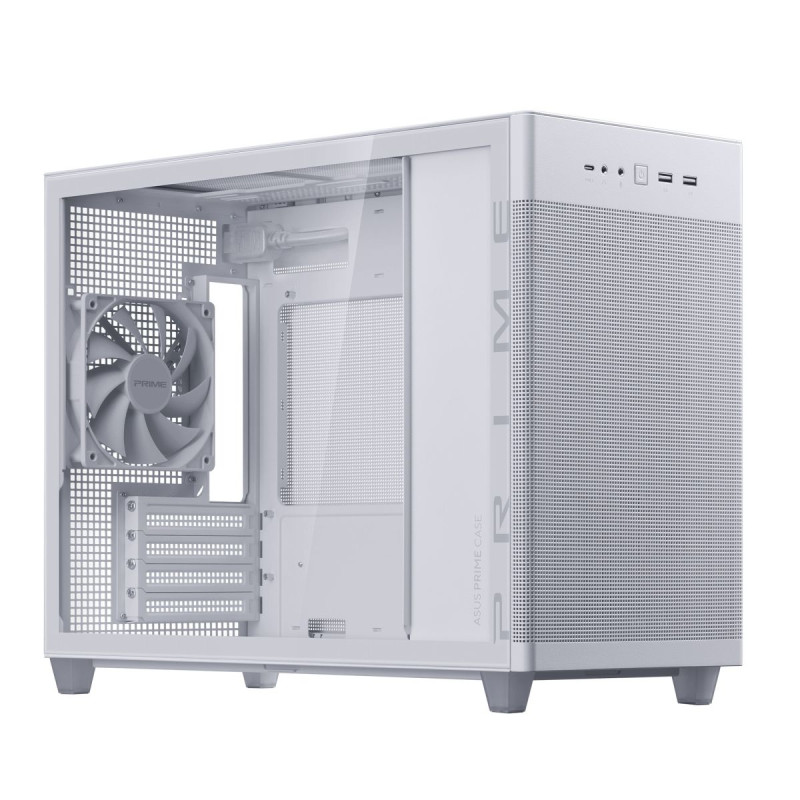 Корпус Asus Prime AP201 White Tempered Glass без БП (90DC00G3-B39010)