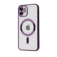 Чохол Metal Matte Case with Magnetic Ring iPhone 14 Pro deep purple (54513)