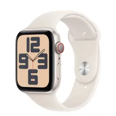 Apple Watch SE 2 GPS + Cellular 40mm Starlight Aluminium Case w. Starlight Sport Band - S/M (MXFY3/MXGJ3)
