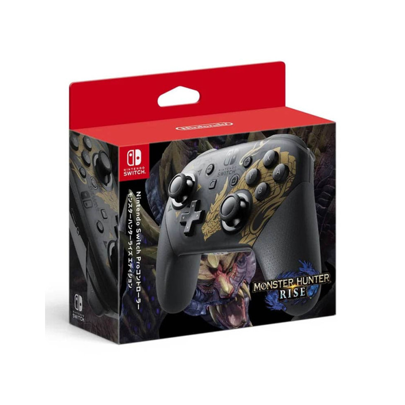 Nintendo Switch Pro Controller Monster Hunter Rise Edition