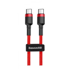Кабель Baseus Cafule Type-C to Type-C PD 2 60W (2m) red (CATKLF-H09)