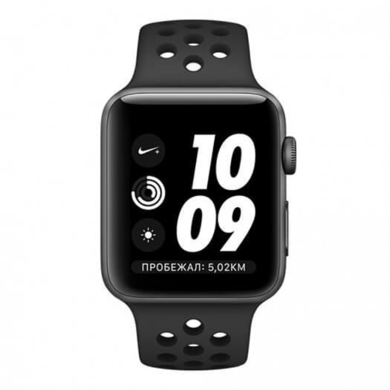 Apple Watch Series 3 Nike+ 42mm Space Grey Aluminium Case with Anthracite Black Nike Sport Band (MTF42)
