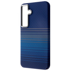 Чохол WAVE Gleam Case with Magnetic Ring Samsung Galaxy S24 blue stripes (62950)