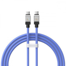 Кабель Baseus CoolPlay Series Fast Charging Type-C to Type-C 100W (1m) blue (CAKW000203)