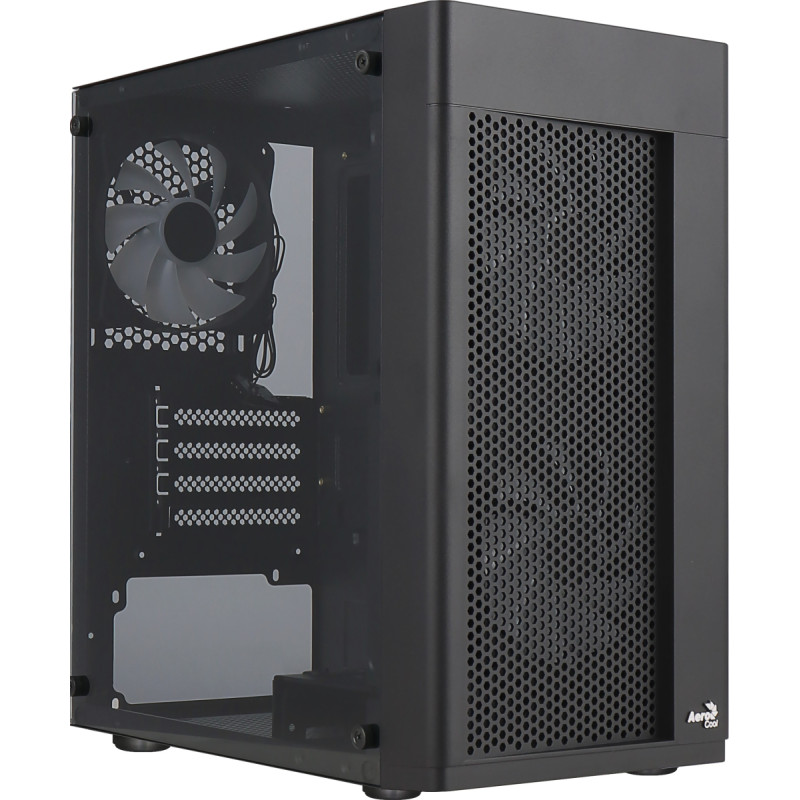 Корпус AeroCool Hexform-G-BK-v2 (ACCX-PV38004.11) Black + БП VX Plus 600 600W