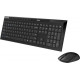 Комплект (клавіатура, миша) бездротовий Rapoo 8210M Wireless Black