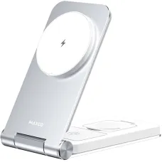 Бездротова зарядка MAXCO 3in1 15W Wireless Charger (MW08)