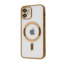 Чохол Metal Matte Case with Magnetic Ring iPhone 14 Pro gold (54513)