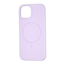 Чохол Silicone Case Full Cover with MagSafe iPhone 15 (Lilac)