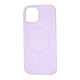 Чохол Silicone Case Full Cover with MagSafe iPhone 15 (Lilac)