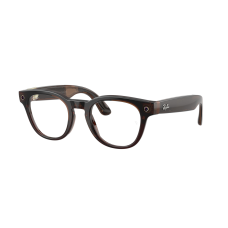 Ray-Ban Meta Scriber Optics Gen 2 Transparent Umber Frame / Demo Lens (RW7002 8532 49-22)