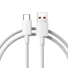 Кабель Xiaomi Mi 6A Braided Fast Charging Data Cable 1m USB-A to USB-C white (BHR0868CN)