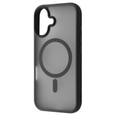 Чохол WAVE Matte Insane Case with Magnetic Ring iPhone 16 black (PCMIIP160002)