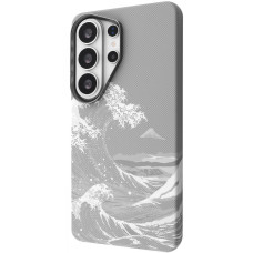 Чохол Proove Gleam Case with Magnetic Ring Samsung Galaxy S25 Ultra white waves (PCGCSGSU2570)